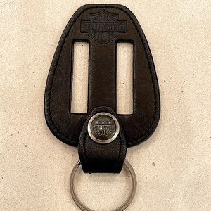 Harley Davidson leather key ring belt attachment